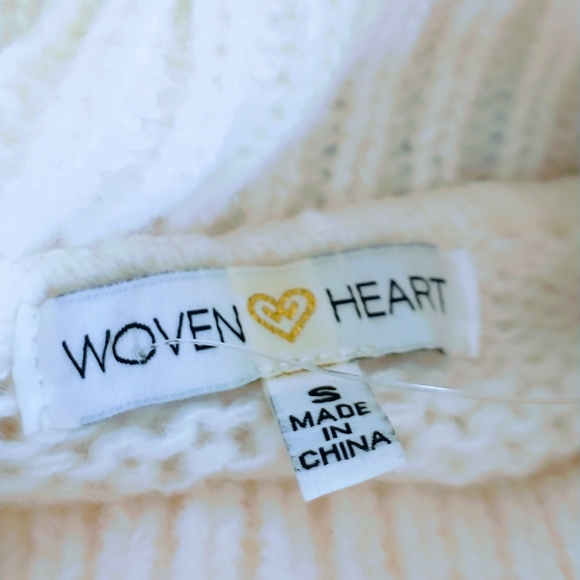 NWT Woven Heart Knit Turtleneck Sweater - Picture 10 of 10